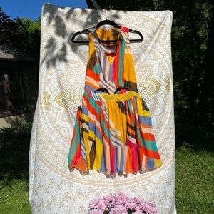 Gorgeous Colourful Chiffon Dress